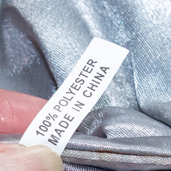 VINTAGE Gray Handbag Formal Satin Prom Bridesmaid Bag Crossbody Small Purse - Picture 7 of 7